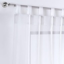 Cortinas Translúcidas Tergal Blanco 1